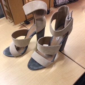 Aldo ankle strap heel